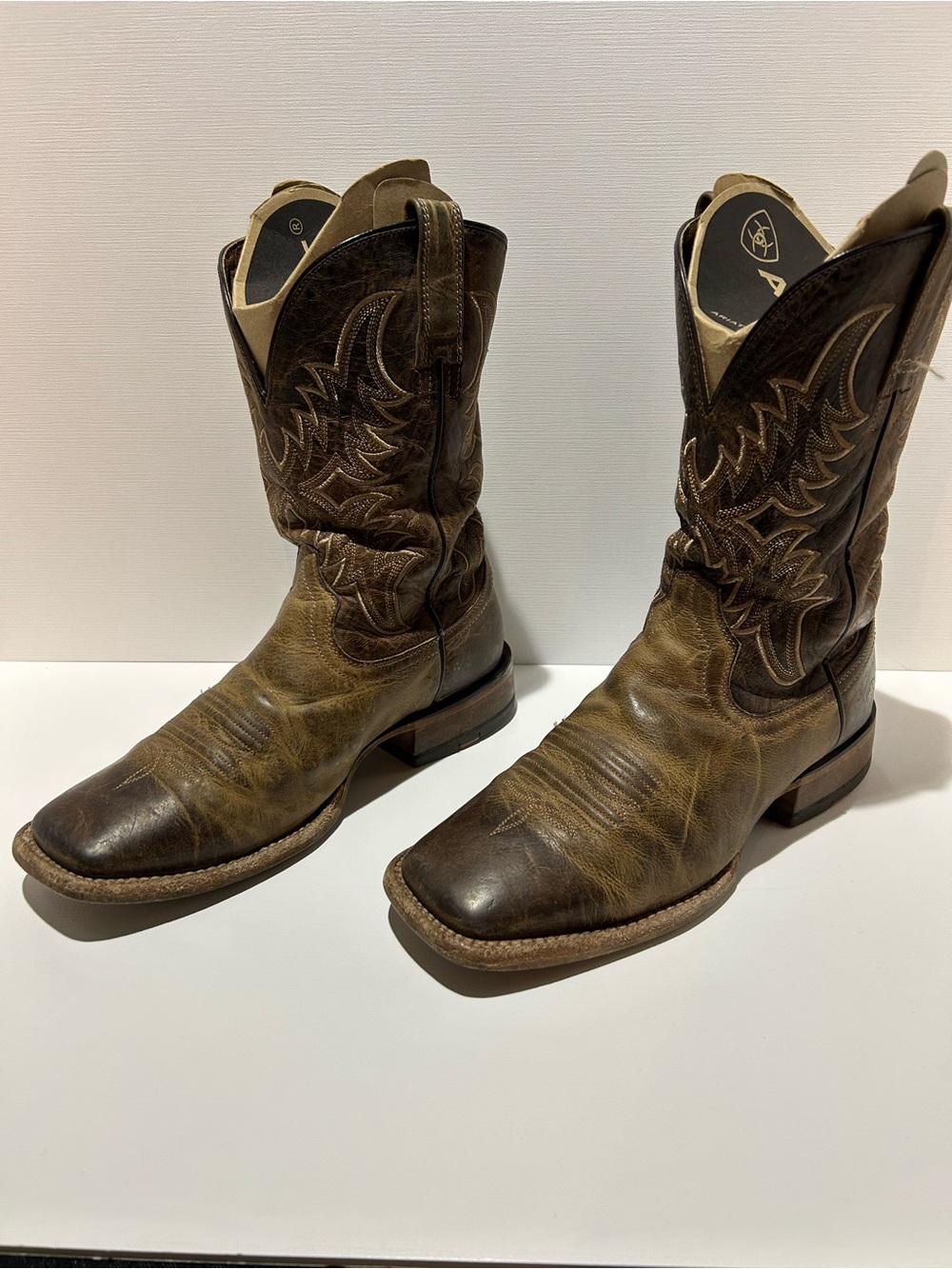 Men's Ariat Brown Leather Western Cowboy Boots